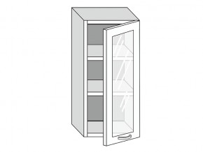 19.40.3 Шкаф настенный (h=913) на 400мм с 1-ой стекл. дверцей в Очёре - ochyor.magazinmebel.ru | фото