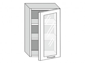 19.50.3 Шкаф настенный (h=913) на 500мм с 1-ой стекл. дверцей в Очёре - ochyor.magazinmebel.ru | фото