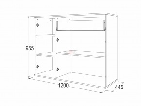 Комод 10 фант ясень анкор в Очёре - ochyor.magazinmebel.ru | фото - изображение 2