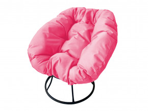 Кресло Пончик без ротанга розовая подушка в Очёре - ochyor.magazinmebel.ru | фото