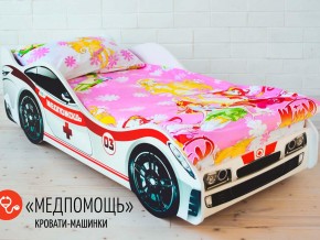 Кровать детская машина Медпомощь в Очёре - ochyor.magazinmebel.ru | фото