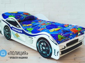 Кровать детская машина Полиции в Очёре - ochyor.magazinmebel.ru | фото