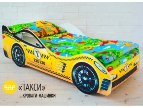 Кровать детская машина Такси в Очёре - ochyor.magazinmebel.ru | фото