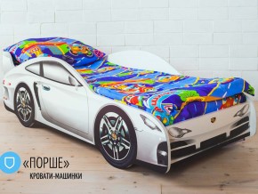 Кровать детская машинка Порше в Очёре - ochyor.magazinmebel.ru | фото