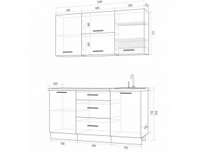 Кухонный гарнитур Флоренс Грин 1600 в Очёре - ochyor.magazinmebel.ru | фото - изображение 4