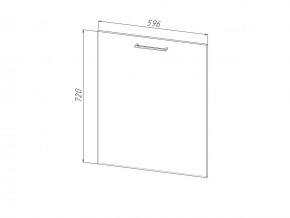 П 60 Комплект для посудомоечной машины 600 мм (цоколь + фасад) ЛДСП в Очёре - ochyor.magazinmebel.ru | фото